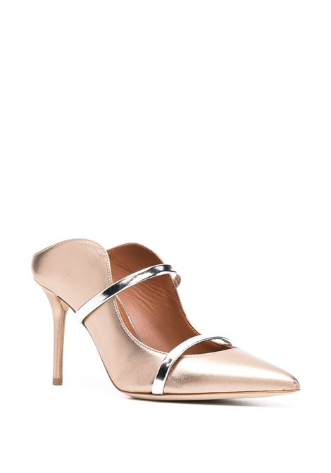 Mules Maureen 85mm in oro e argento - donna MALONE SOULIERS | MAUREEN8536GLD