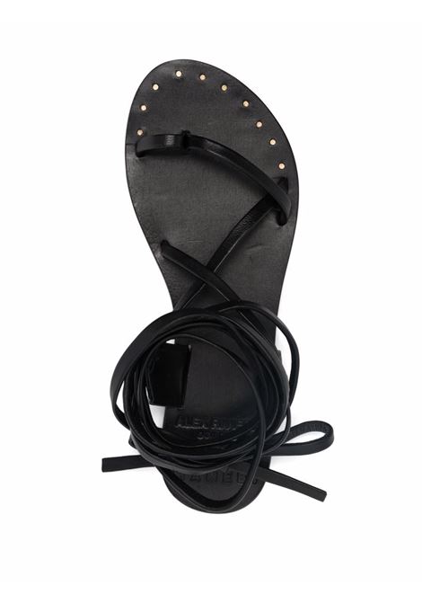 Black stud-detail sandals - women MANEBI | L70Y0BLK