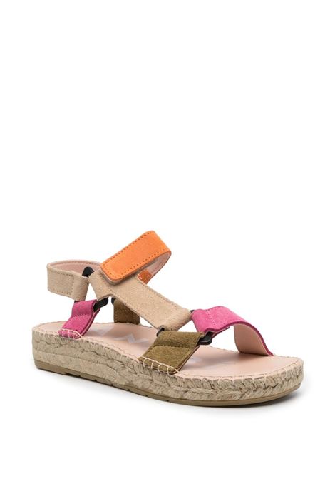 Multicolour open-toe sandals - women MANEBI | O90JHMLT