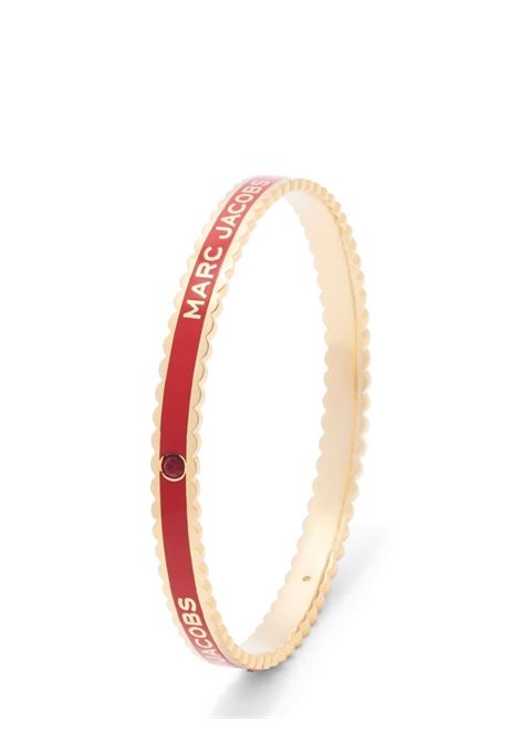 Red and gold The Medallion Scalloped bangle - women MARC JACOBS | J103MT7PF22649