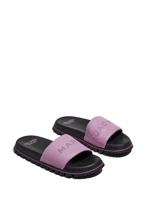 Purple logo-embellished slides - women MARC JACOBS | M9002407993