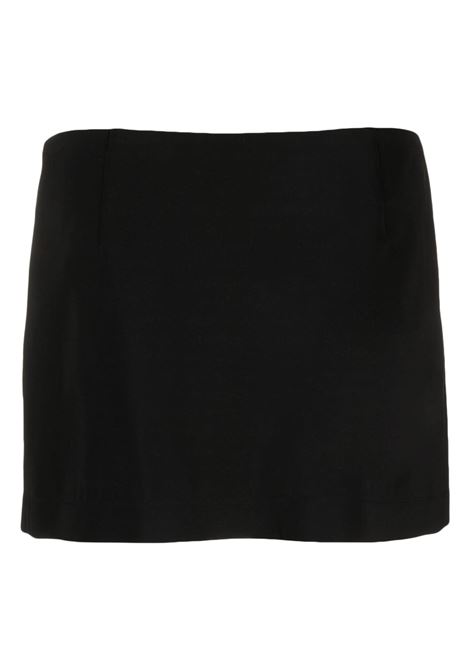 Black heart-detail miniskirt - women MARCO RAMBALDI | SK165SAN010