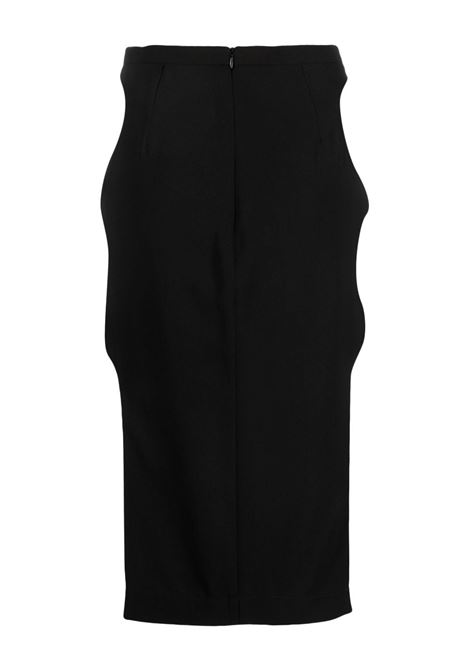Black cut-out midi skirt - women MARCO RAMBALDI | SK168SAN010