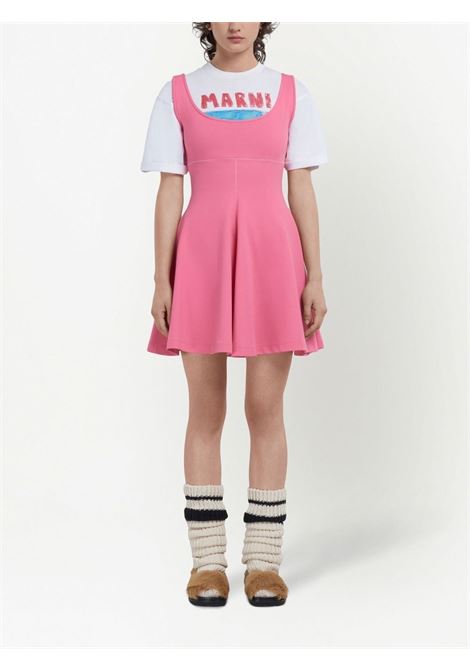 Pink sleeveless mini dress - women MARNI | ABMA0944A0UTV93900C37