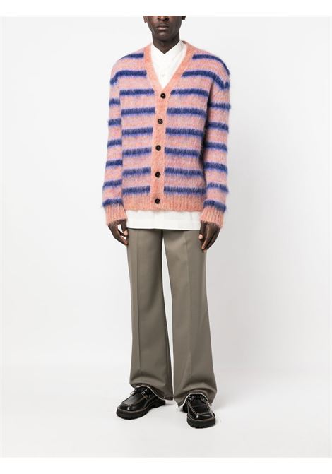 Multicolur striped cardigan - women MARNI | CDMG0051Q0UFU107RGR07