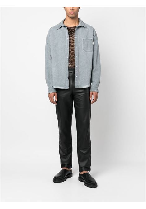 Grey long-sleeve button-fastening shirt - men MARNI | CUJU0015A0USCU86GDN86