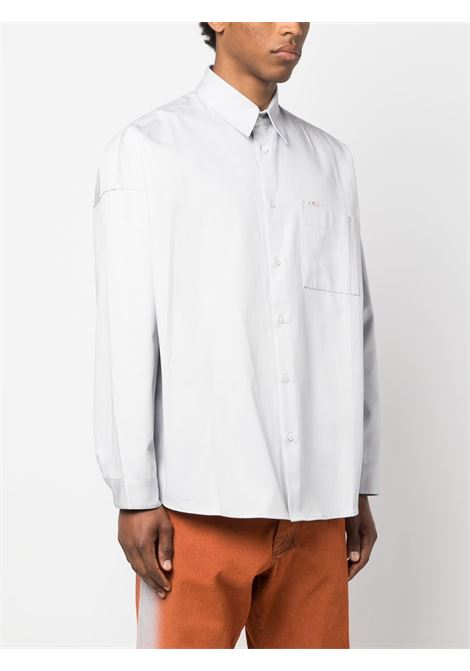 White logo-embroidered shirt - men MARNI | CUMU0061S0UTC08400N03