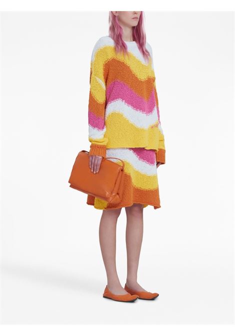 Multicolored colour-block knitted jumper - women  MARNI | GCMD0439Q0UFC066WER20
