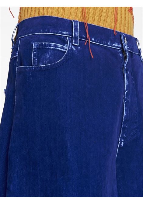 Blue twill wide-leg jeans - men MARNI | PUJU0071A0USCV10FDB59