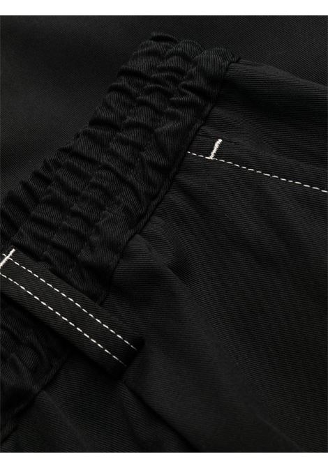 Black contrast-stitching trousers - men MARNI | PUMU0017A2UTC08400N99