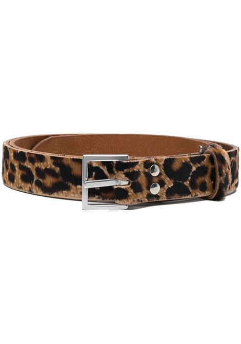 Multicolored leopard-print belt - unisex MARTINE ROSE | CMR1127CHT