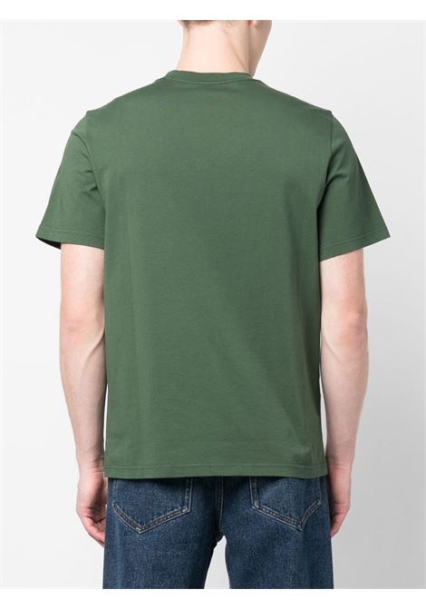 Green slogan-print T-shirt - men MARTINE ROSE | MRSS23603FRSTGRN