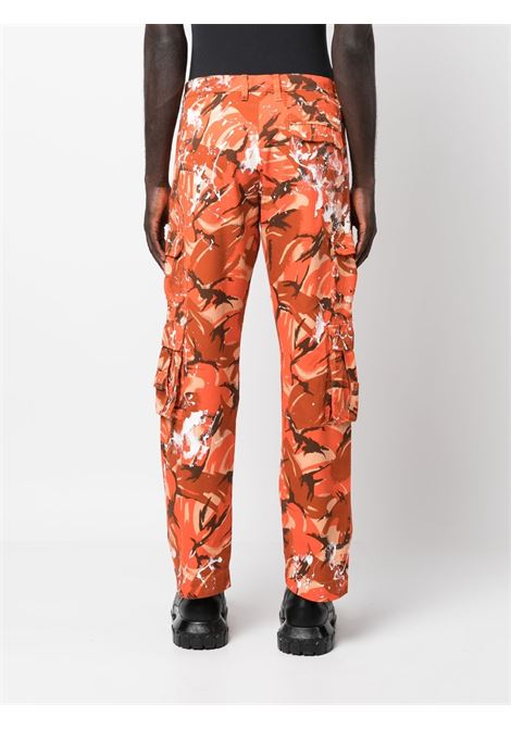 Orange cargo trousers - men MARTINE ROSE | MRSS23826ORNG