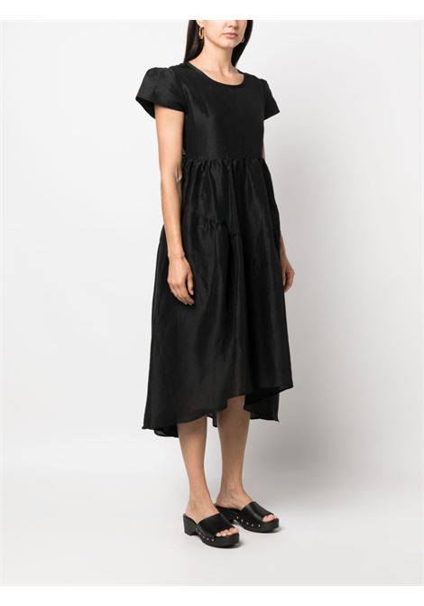 Black open-back midi dress - women MAURIZIO | W0650017533