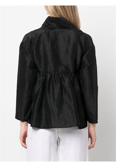 Camicia kimono corta in nero - donna MAURIZIO | W0708017533