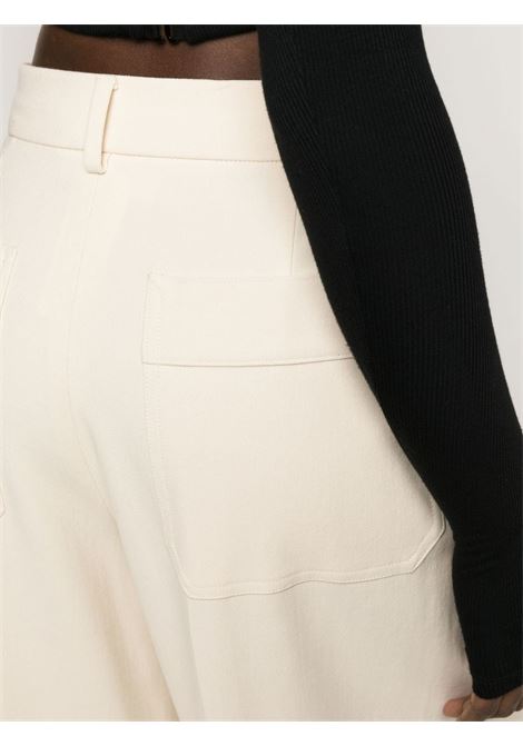 Pantalone con pieghe a gamba ampia in beige - donna MAXMARA SPORTMAX | 2321311231600001