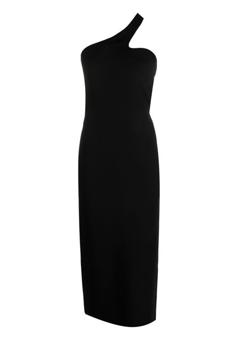 Black moli asymmetric one-shoulder midi dress - women MAXMARA SPORTMAX | 2322210732600002