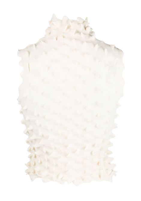 Beige sleeveless knitted top - women MAXMARA SPORTMAX | 2323612338600001