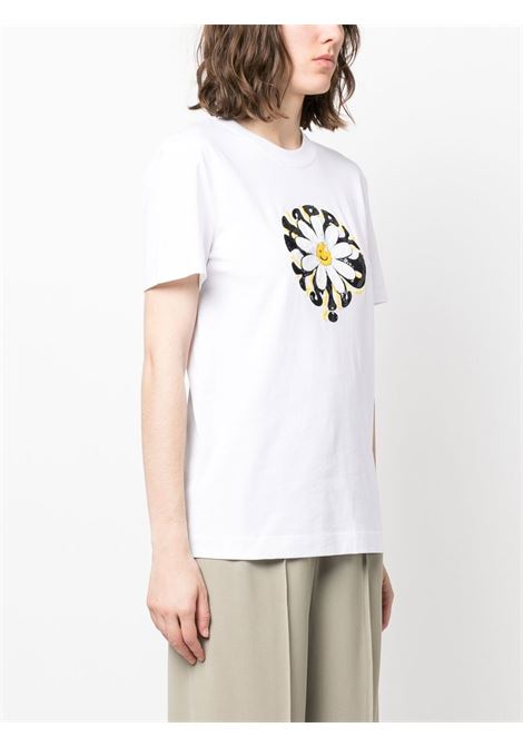 White graphic-print t-shirt - women  MAXMARA SPORTMAX | 2329710231600003