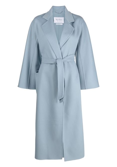 Light blue cadmio belted coat - women MAXMARA | 2310111338600007