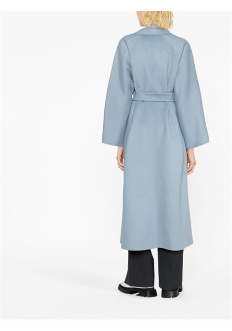 Cappotto con cintura cadmio in azzurro - donna MAXMARA | 2310111338600007