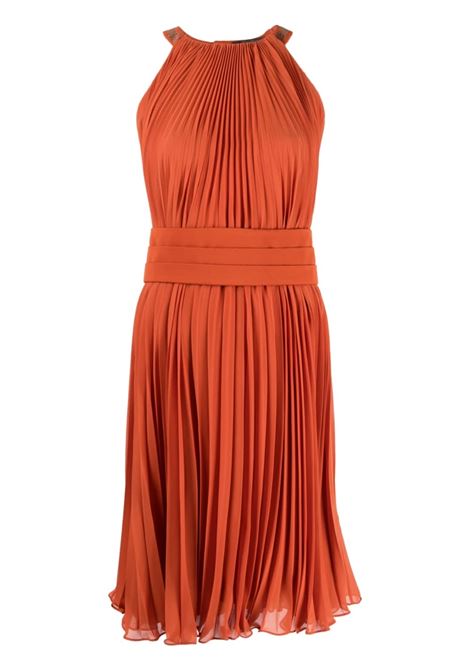 Orange golena pleated dress - women  MAXMARA | 2312210437600058