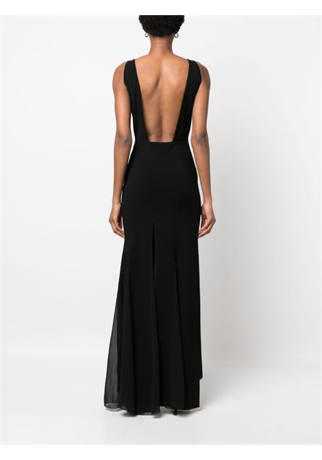 Black aldeno backless dress - women  MAXMARA | 2313210838600006