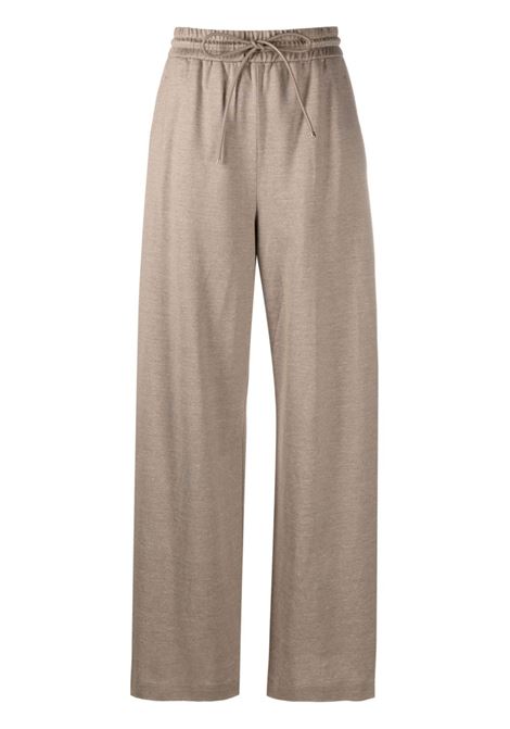 Pantaloni con vita elasticizzata eolie in beige - donna MAXMARA | 2317810232600005