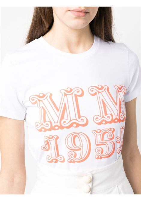 White mincio logo t-shirt - women MAXMARA | 2319410432600034