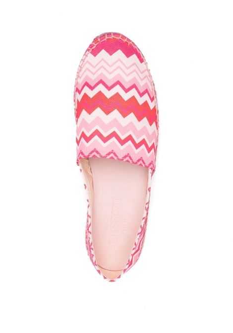 Espadrilles con stampa a zig zag in rosa - donna MISSONI | AC23SY01BW00HQS413H