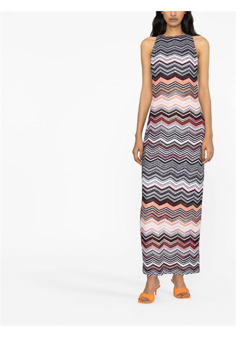 Multicolour chevron-knit long dress - women MISSONI | DS23SG6ZBK026BS30BV
