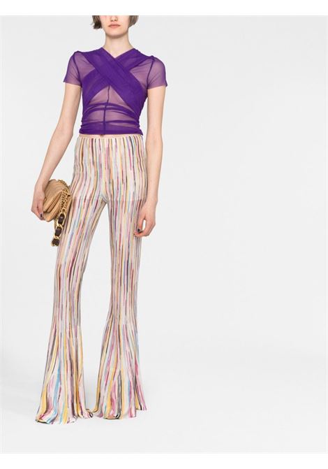 Elasticated trousers in multicolor - women MISSONI | DS23SI02BK020GSM8NG