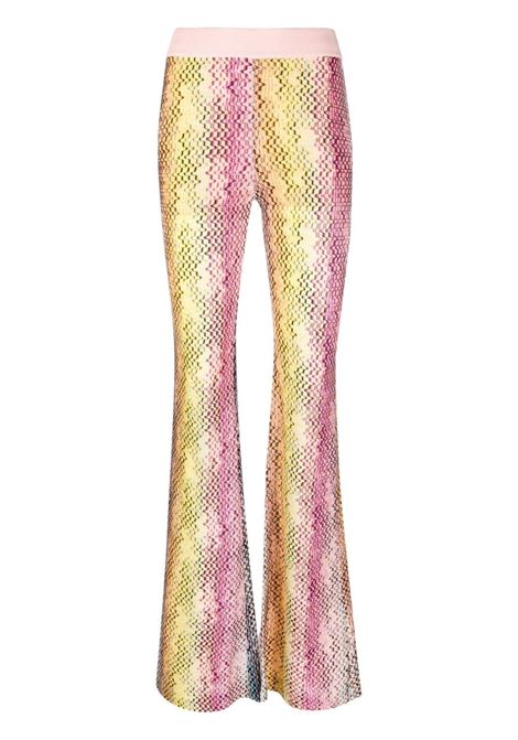 Elasticated trousers in multicolor - women MISSONI | DS23SI16BR00JTSM8KR
