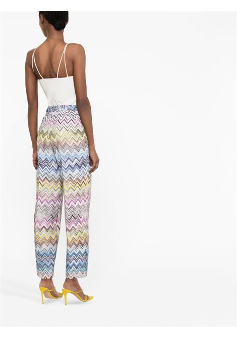 High waisted trousers in multicolor - women MISSONI | DS23SI1NBR00JUSM8K2