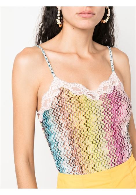 Pink and multicolour graphic-print tank top - women MISSONI | DS23SK22BR00JTSM8KR