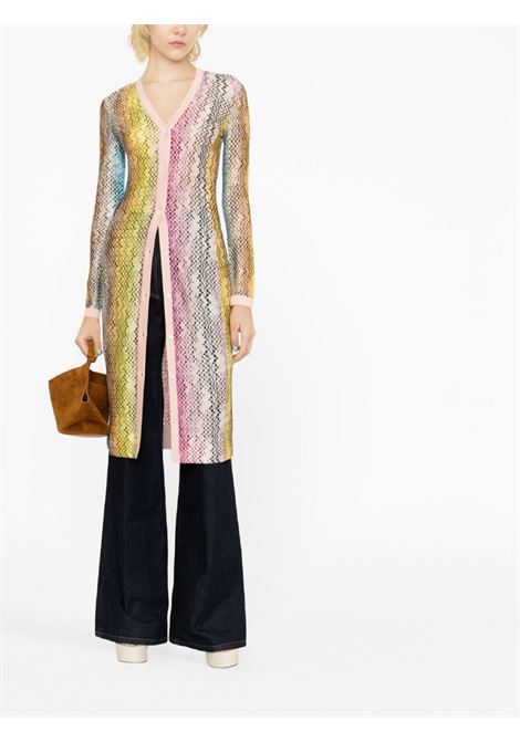 Buttoned cardigan in multicolor - women MISSONI | DS23SM1TBR00JTSM8KR