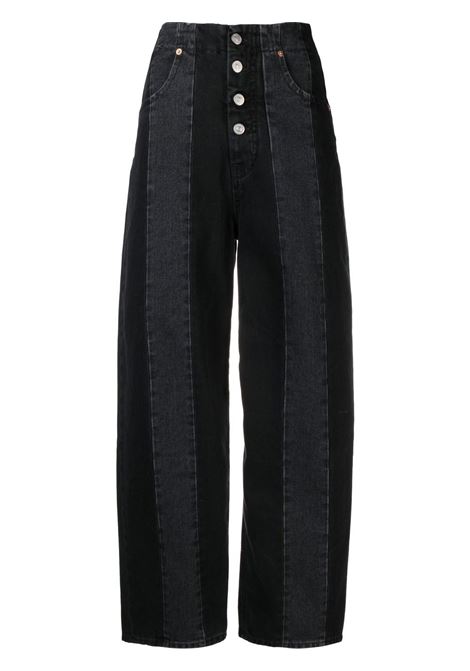 Jeans dritti in nero - donna MM6 MAISON MARGIELA | S52LA0186S30743900