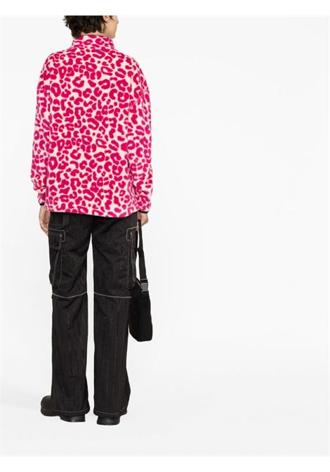 Cardigan con zip in fucsia - donna MONCLER X JW ANDERSON | 8G00002M2684500