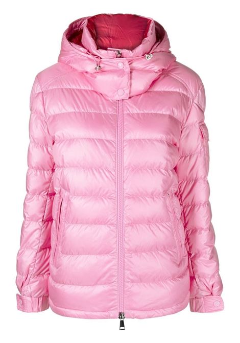 Pink Dalles hooded quilted jacket - women MONCLER | 1A00058595ZZ538