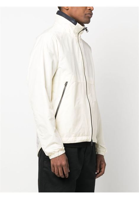 White hooded zip-front jacket - men MONCLER | 1A0014353A5EP04