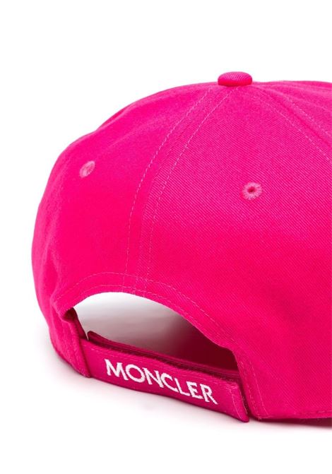 Pink logo-patch cap - unisex MONCLER | 3B00040V0006545