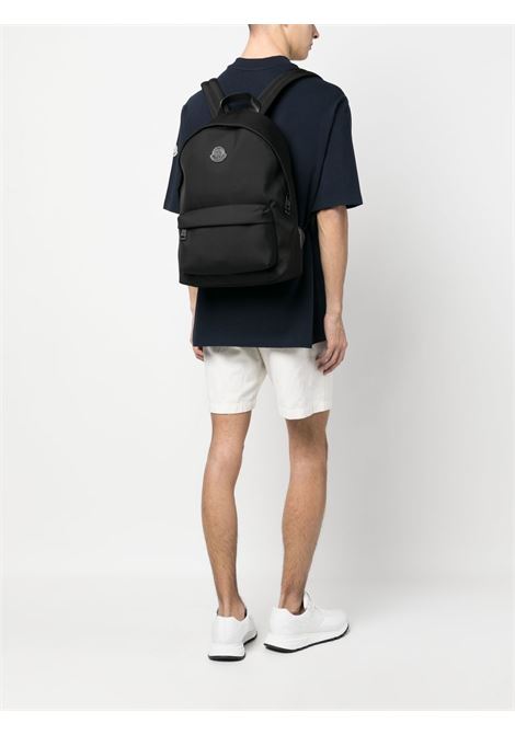 Black logo-detail backpack - men MONCLER | 5A00006M2388999