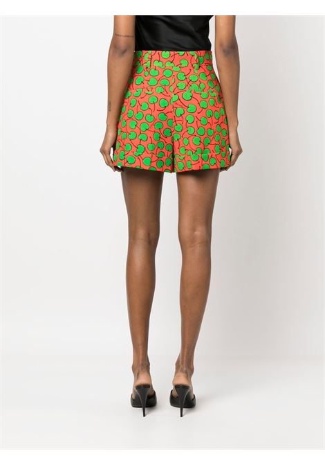 Shorts con stampa cherry multicolore - donna MOSCHINO | A031305601127
