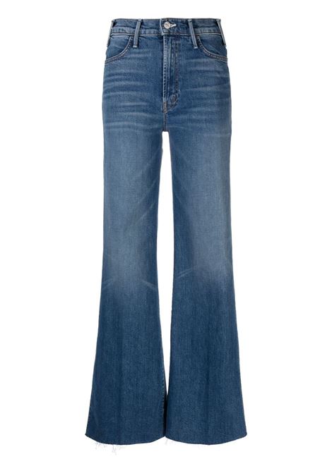 Blue high-waisted flared jeans - women MOTHER | 10467259PFT