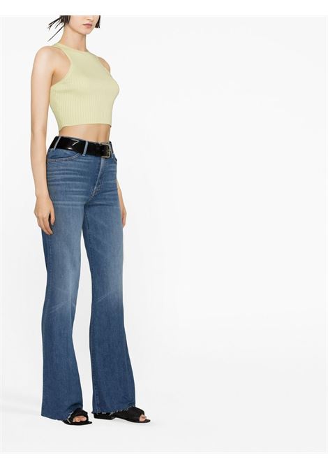 Blue high-waisted flared jeans - women MOTHER | 10467259PFT