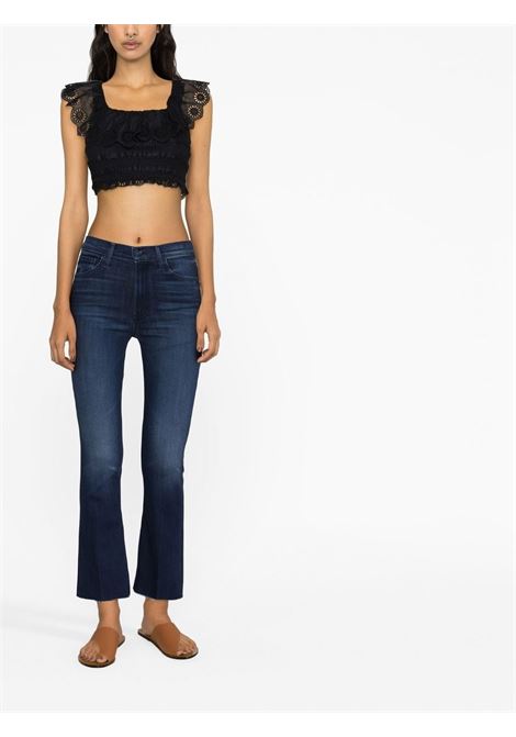 Blue The Insider kick-flare cropped jeans - women MOTHER | 1627625FHE