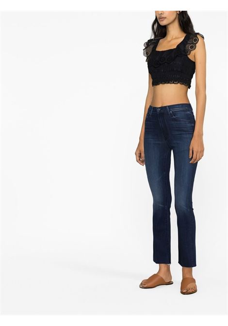 Jeans crop The Insider in blu - donna MOTHER | 1627625FHE