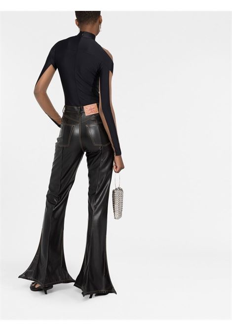 Black cut-out detail bodysuit - women MUGLER | 23S1BO014284219991