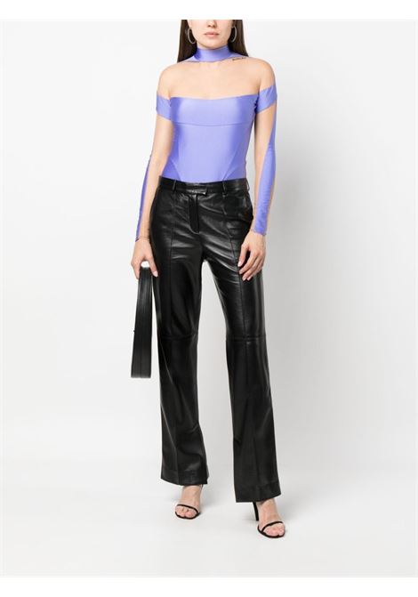 Lilac panel design bodysuit - women  MUGLER | 23S1BO0142850B6011