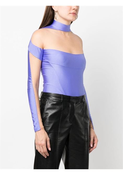Lilac panel design bodysuit - women  MUGLER | 23S1BO0142850B6011